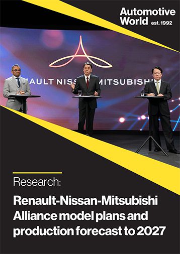Renault-Nissan-Mitsubishi Alliance model plans and production forecast to 2027
