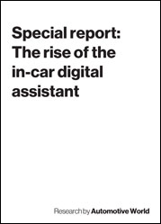 Special report: The rise of the in-car digital assistant